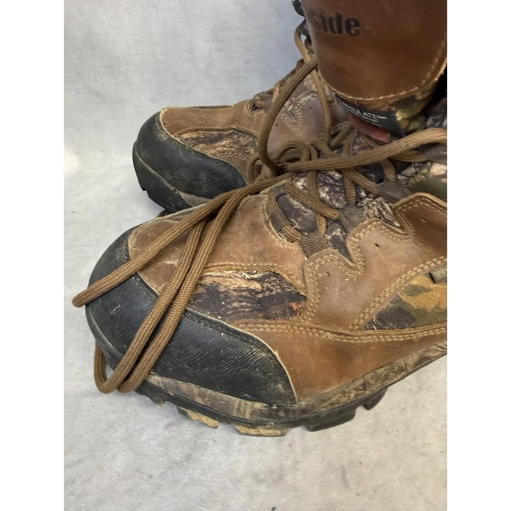 Northside Snow Boots Mens Size 10.5 Brown Camo Waterproof Thinsulate‎ Hunting